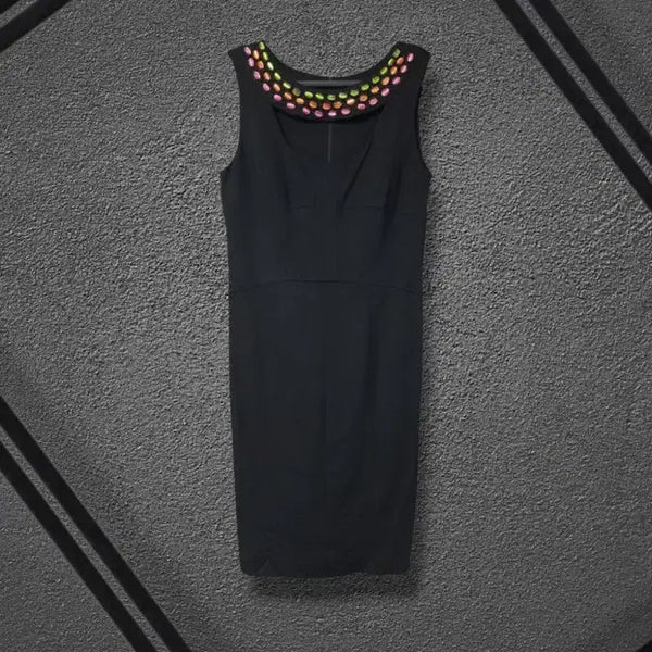 [BUNJANG] Beaded Imported Dress - Black M / 비즈장식 수입원피스