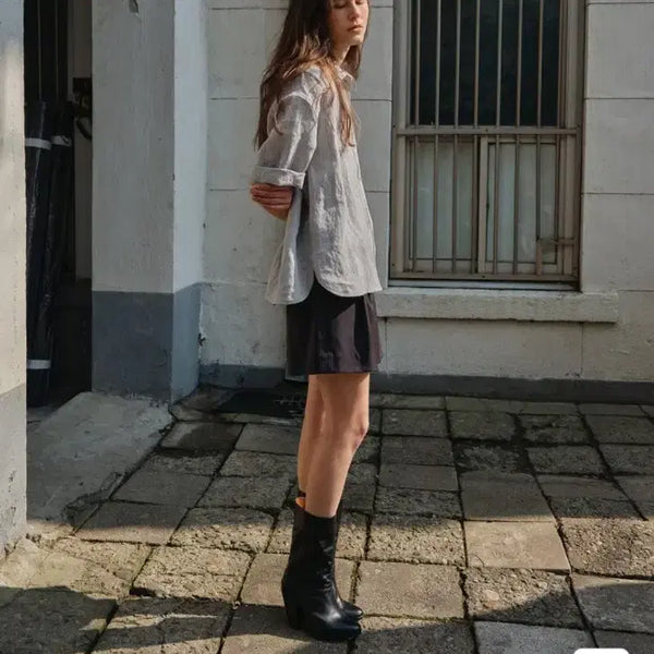 [BUNJANG] Coket Linen Shirt / Coket 코켓 린넨  셔츠 F