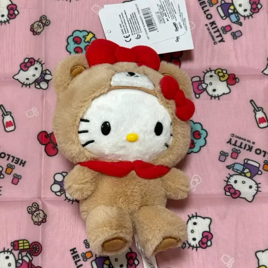 [BUNJANG] Sanrio Hello Kitty Mascot Keychain / 산리오 좋아하는 친구와 함께 시리즈 헬로키티 마스코트 키링