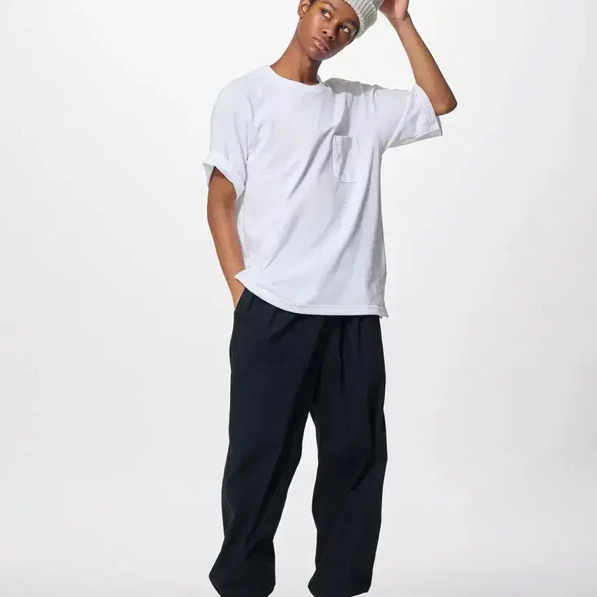 [BUNJANG] GU x Engineered Garments Cordrain Easy Pants Navy S / [새상품] GU x 엔지니어드 가먼츠 코드레인 이지 팬츠 360215 - 네이비 S