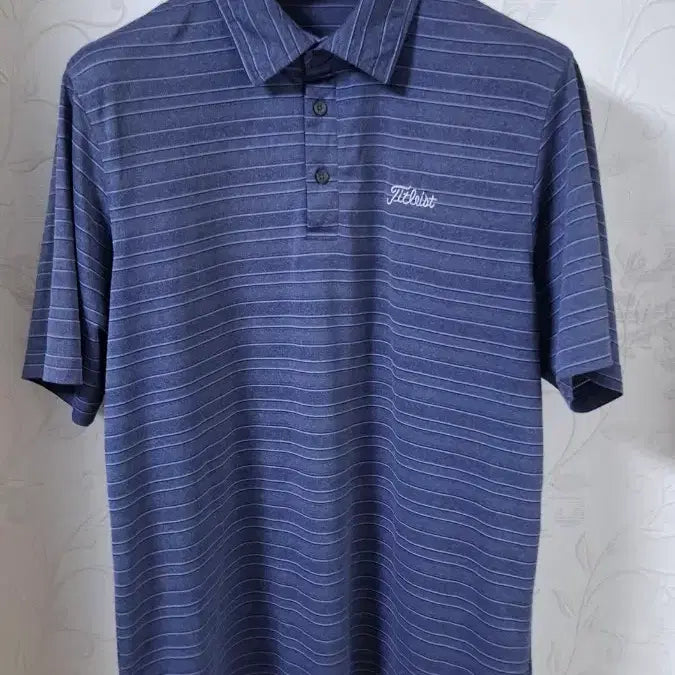 [BUNJANG] Titleist Premium Golf Short Sleeve Polo Shirt (Navy Melange, Size L/100-105) / (정품 일본판) 타이틀리스트 냉감 반팔 티셔츠 100~105