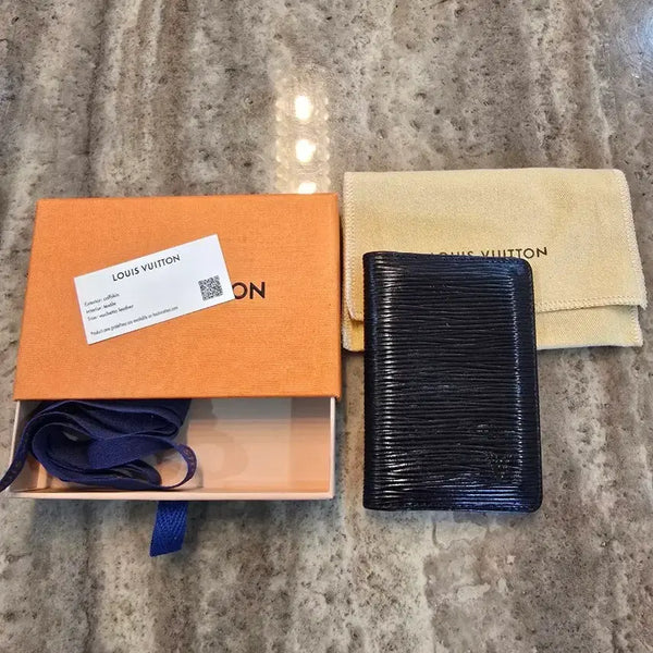 [BUNJANG] Louis Vuitton Epi Pocket Organizer (Black/Noir) / [정품] 루이비통 에삐 포켓 오거나이저 (블랙/느와르)