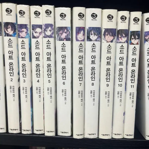 [BUNJANG] Sword Art Online Light Novel Vol. 1-11, 13 Bundle Set / 소드아트온라인 소설 라노벨 1~11, 13권 일괄 판매