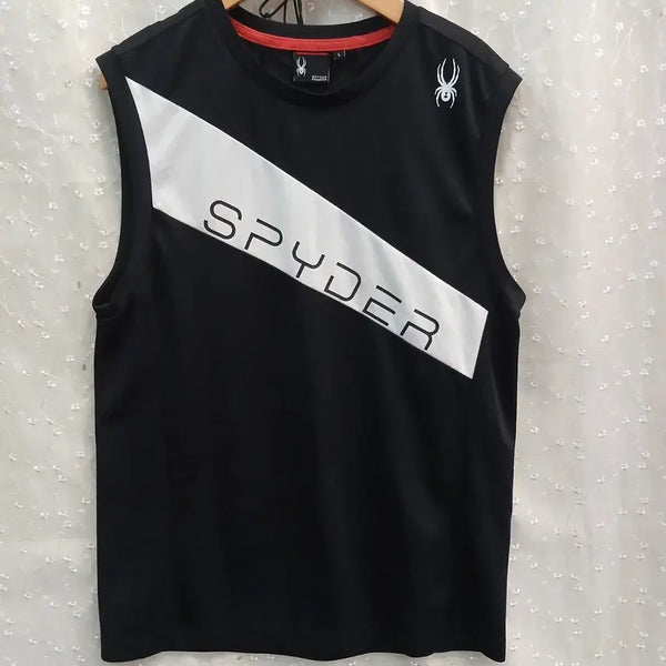 [BUNJANG] Spider Sleeveless T-Shirt Black / 스파이더 민소매 티셔츠 블랙