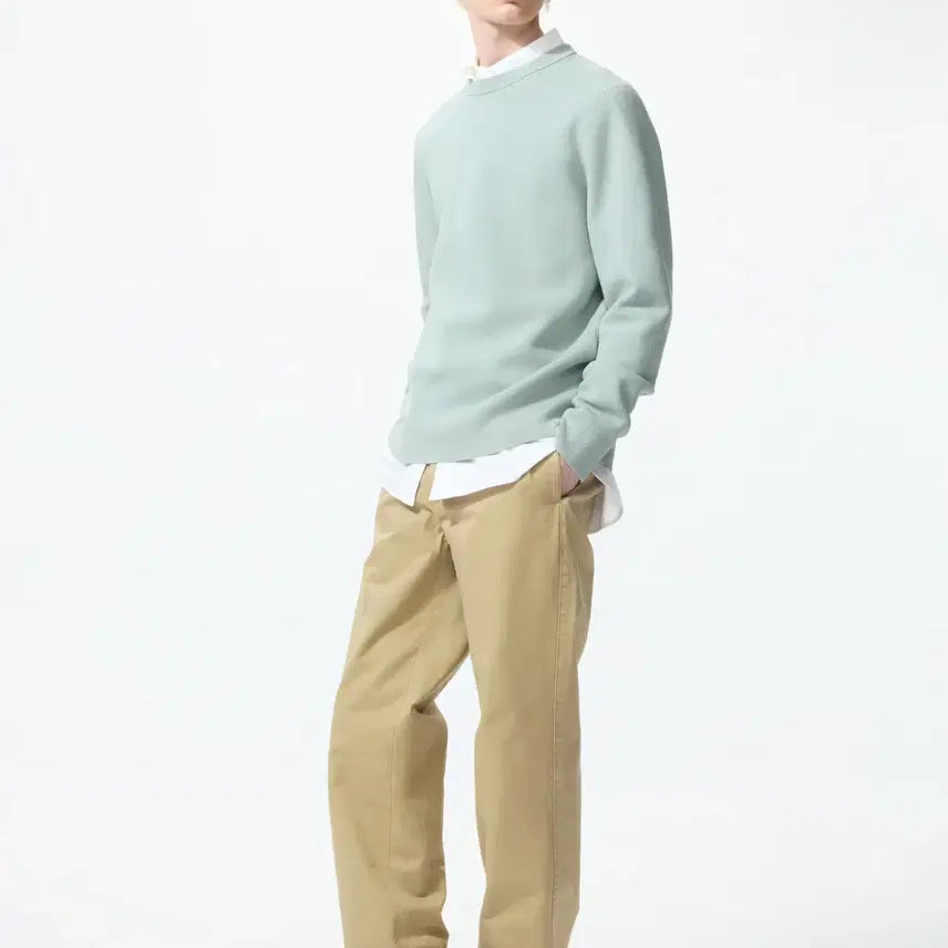 [BUNJANG] Uniqlo Straight Chino Pants 34 Dark Brown 85 / [새상품] 유니클로 스트레이트 치노 팬츠 34 다크브라운 85