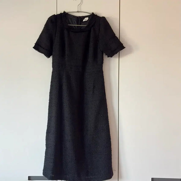 [BUNJANG] Elegant Tweed Dress for Formal Occasions / 고급스러운 트위드 원피스 하객룩 44 55 66프리사이즈 상견례룩
