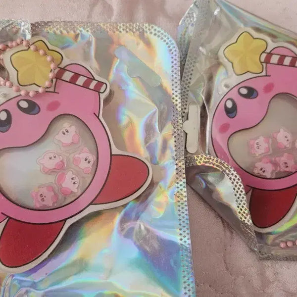 [BUNJANG] Kirby Shaker Keychain Set / 커비 쉐이커 키링 2개 세트