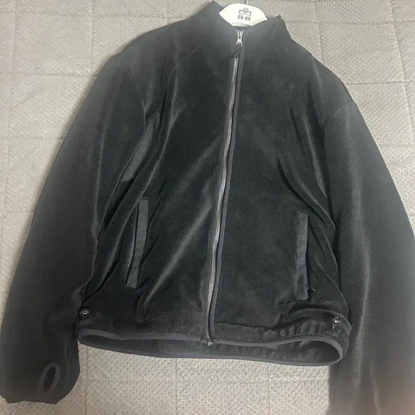 [BUNJANG] Poleruteu Human Index Fleece Jacket Black / 폴리테루 휴먼인덱스 휴먼 플리스 자켓 블랙 2