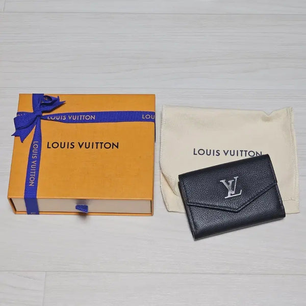 [BUNJANG] Louis Vuitton Lockmini Wallet M63291 Black Calfskin / 루이비통 락미니 월릿 지갑 M63291 미니지갑 삼단지갑 블랙