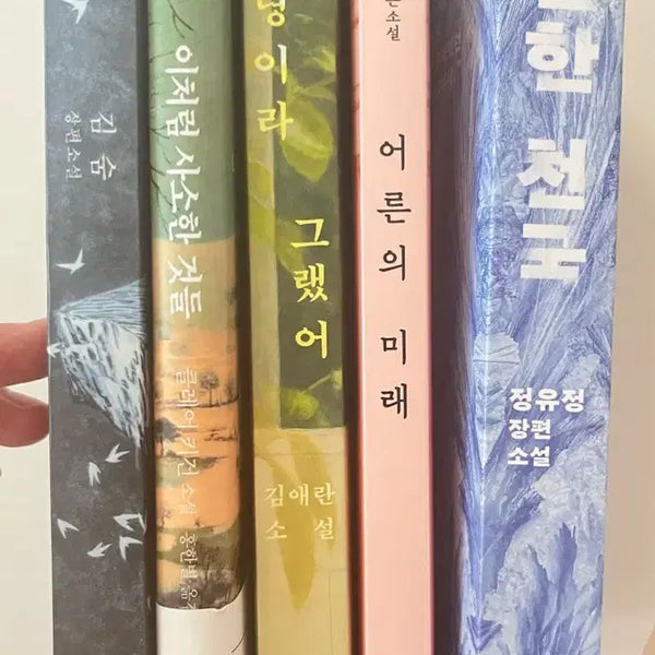 [BUNJANG] Collection of 5 Novels by Pyun Hye-young, Kim Sum, and others / 소설책 5권 (편혜영,김숨외)