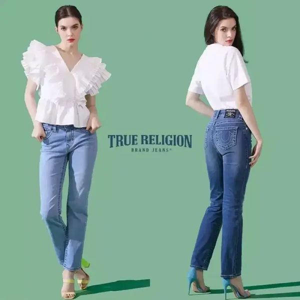 [BUNJANG] True Religion Women's Becky Straight Leg Jeans / 트루릴리젼 여성 스트레이트 진