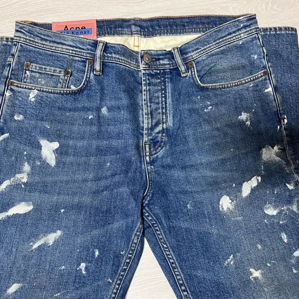 [BUNJANG] Acne Studios River Paint Detail Denim Jeans / 아크네스튜디오 리버 페인트데님 32x32