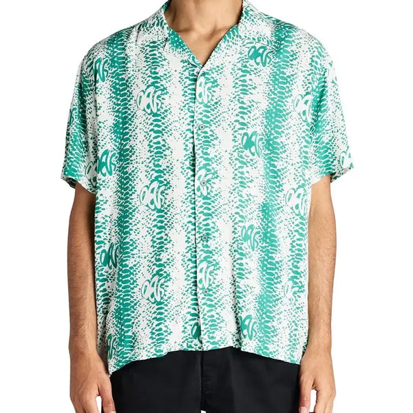 [BUNJANG] Deus Ex Machina Snake Eyes Green Shirt L / 데우스엑스마키나 스네이크 아이 그린 셔츠 L