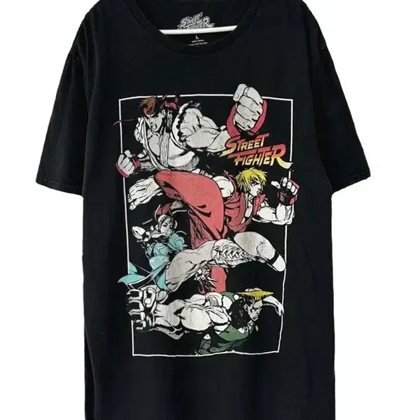 [BUNJANG] Street Fighter Vintage Graphic T-Shirt / [L] STREET FIGHTER  스트릿파이터 빈티지 그래픽티셔츠
