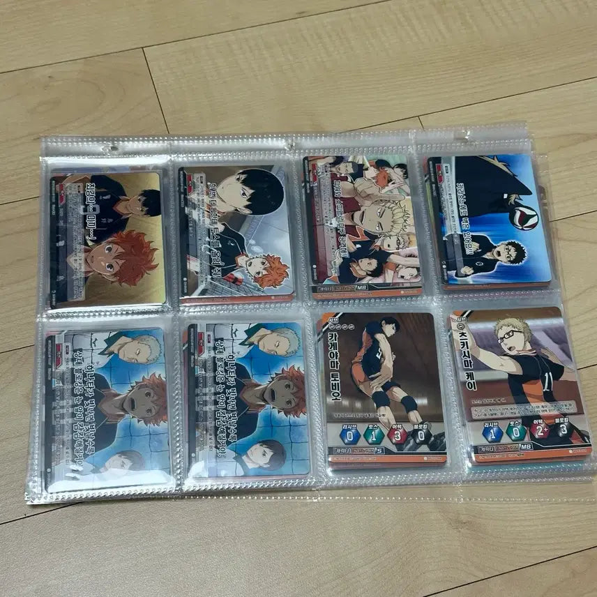 [BUNJANG] Haikyuu! "Idol" Card (Korean Edition) Bundle Set / 하이큐 바보카(한글판) 일괄