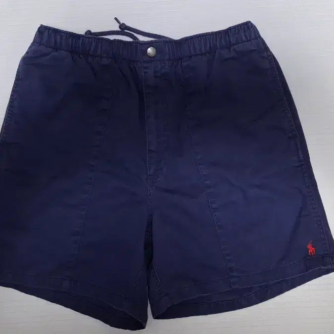 [BUNJANG] Polo Ralph Lauren 90s Vintage Cotton BDU Shorts Navy / (34 정품) 90s 폴로랄프로렌 밴딩 코튼 반바지