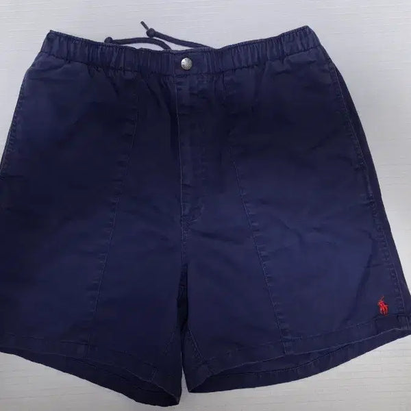 [BUNJANG] Polo Ralph Lauren 90s Vintage Cotton BDU Shorts Navy / (34 정품) 90s 폴로랄프로렌 밴딩 코튼 반바지