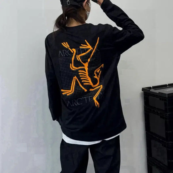 [BUNJANG] Arc'teryx Big Logo Print Oversized Long Sleeve T-Shirt / 새상품 아크테릭스 빅 로고 프린트 오버 핏 긴팔 티셔츠