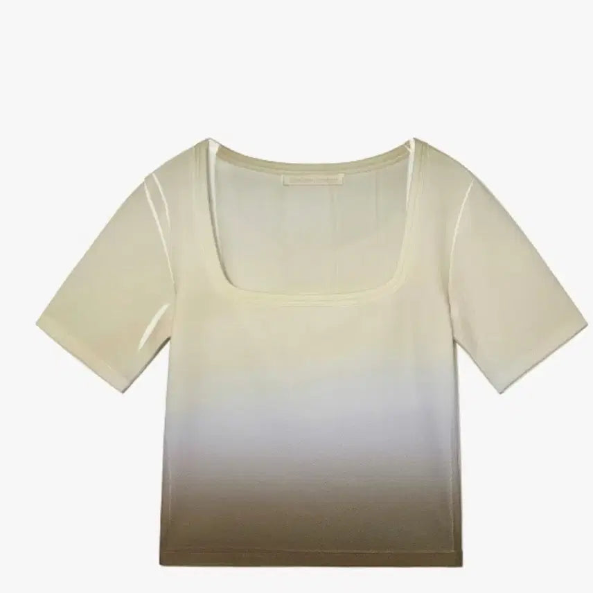 [BUNJANG] Ombre U-Neck Tee / The open product Ombre U-Neck Tee