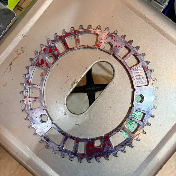 [BUNJANG] Mesh Aaron Blood Chainring 47t / 매쉬애런 블러드 체인링 47t