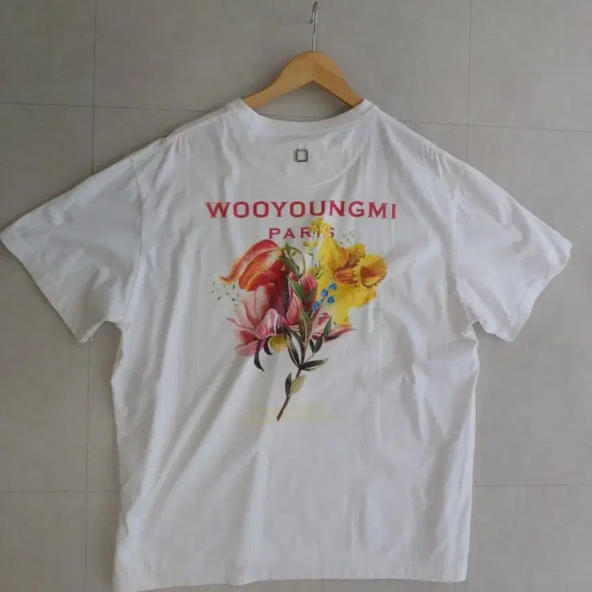 [BUNJANG] Wooyoungmi 22SS Flower Short Sleeve T-Shirt / 우영미 22ss 플라워 반팔 티셔츠52