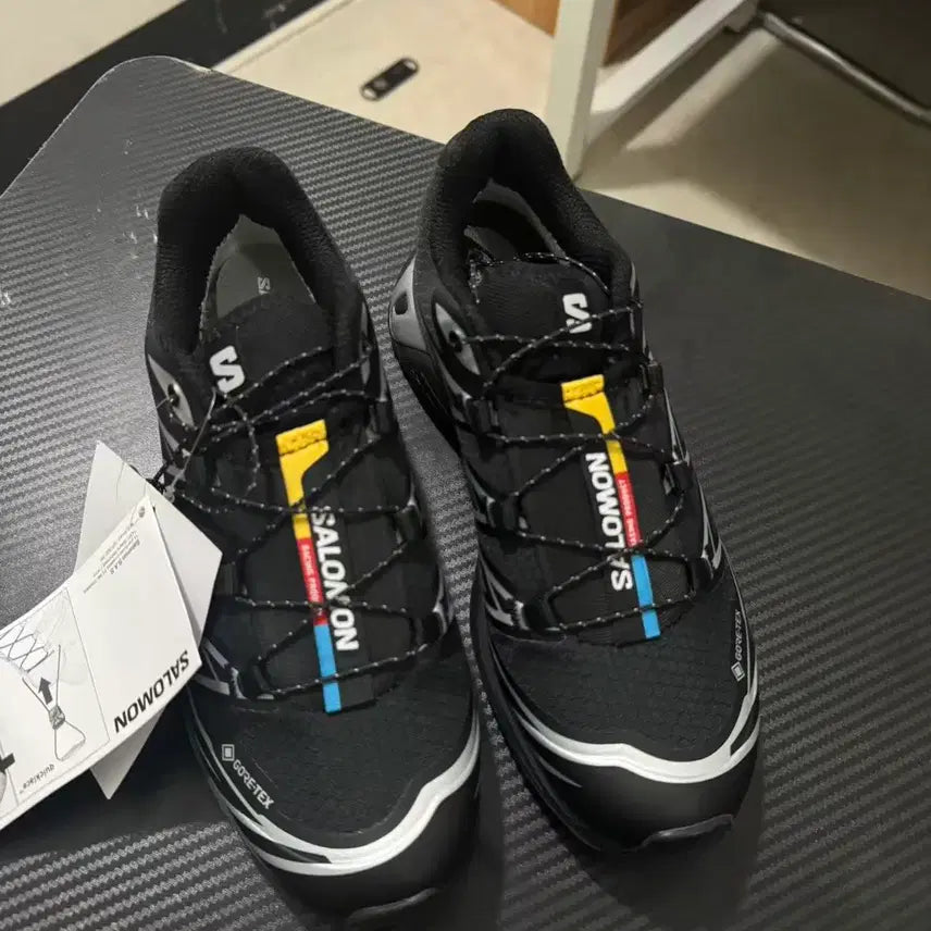 [BUNJANG] Salomon XT-6 Gore-Tex Black Silver Running Shoes / 살로몬 XT-6 고어텍스 블랙 실버 280MM