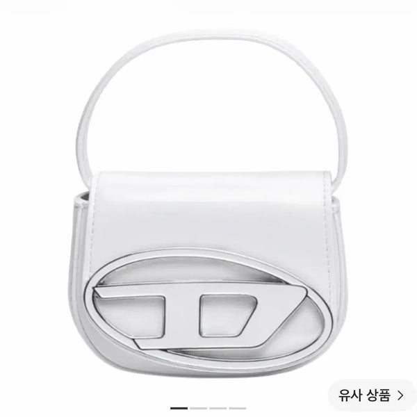 [BUNJANG] Diesel 1DR Mini Bag Plaque White / 디젤 1DR 미니백 플라크 화이트