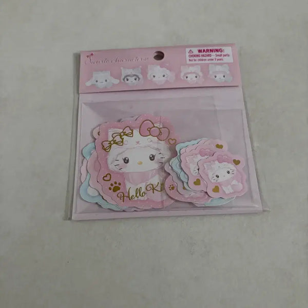 [BUNJANG] Sanrio Milky Koneko Seal Sticker Set / 산리오 밀키코네코 씰 스티커 세트 헬로키티 마이멜로디 시나모롤 쿠로미