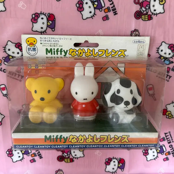 [BUNJANG] Miffy Nakayoshi Friends Figure Set (Vintage) / 미피 나카요시 프렌즈 피규어 세트(고전)