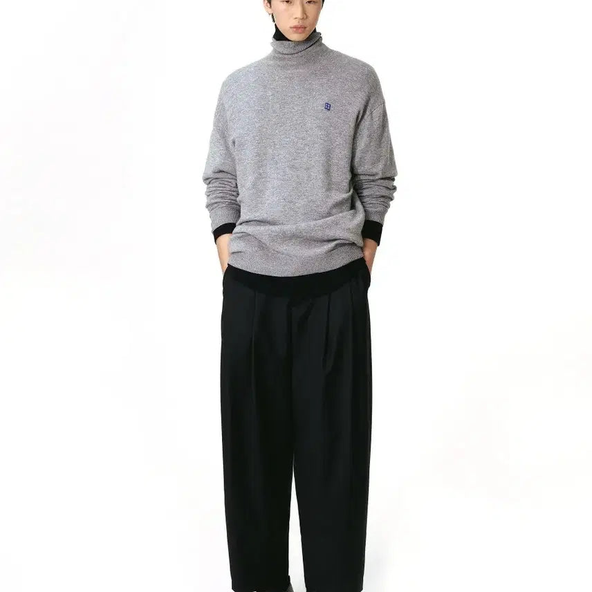 [BUNJANG] Ader Error Significant Turtleneck Knit L / 아더에러 시그니피컨트 터틀넥 니트 그레이 L