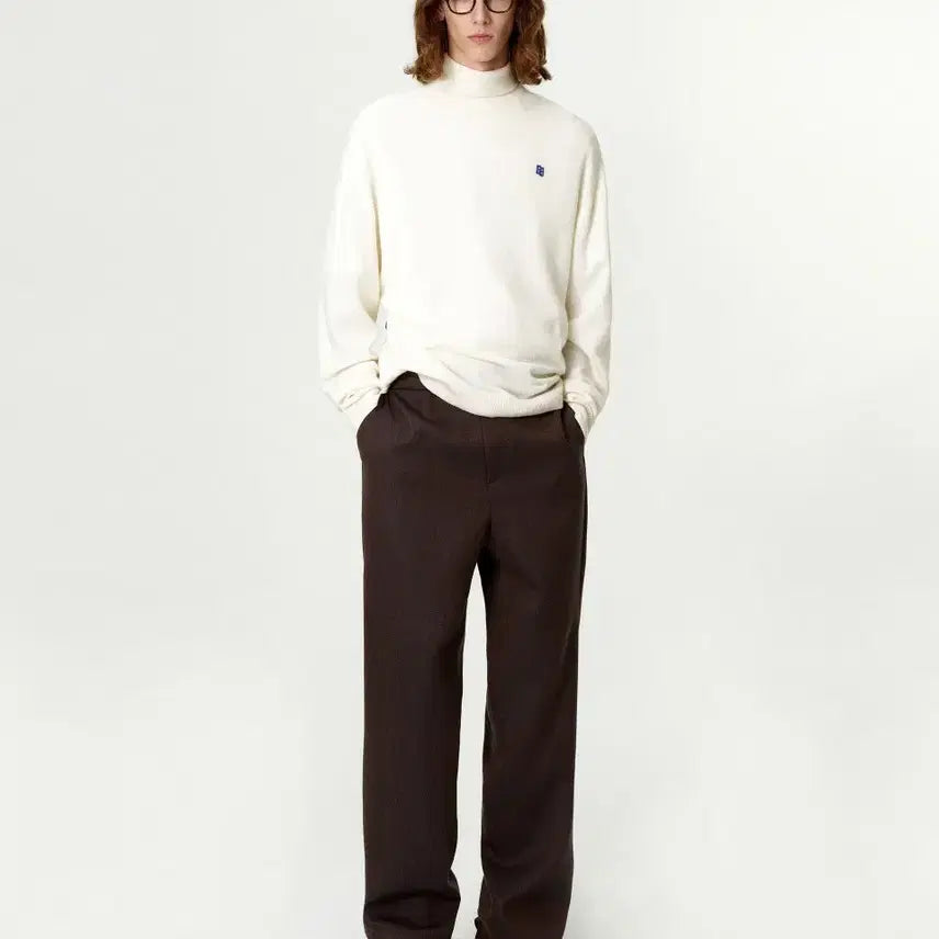 [BUNJANG] Ader Error Significant Turtleneck Knit Ivory L / 아더에러 시그니피컨트 터틀넥 니트 아이보리 L
