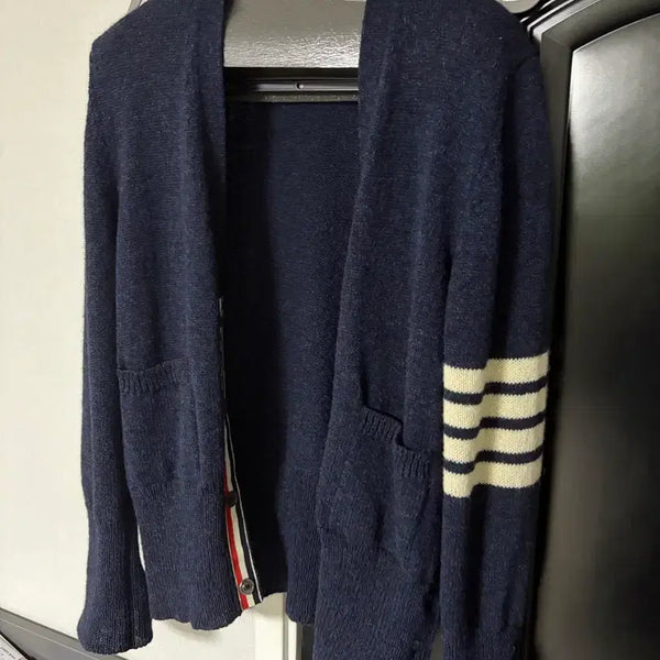 [BUNJANG] Thom Browne Shetland Cardigan Navy Size 3 / 톰브라운 셰틀랜드 가디건 3