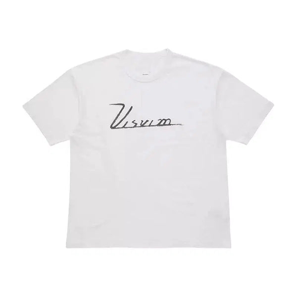 [BUNJANG] Bizbeam Jumbo Tee Sketch Logo Short Sleeve T-Shirt / 비즈빔 점보 티 숏슬리브 스케치 로고 화이트