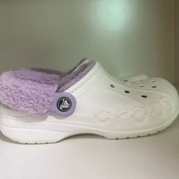 [BUNJANG] Croc Fur Lined Clogs Lavender Size 240 New / 털크록스 라벤더 240 새상품