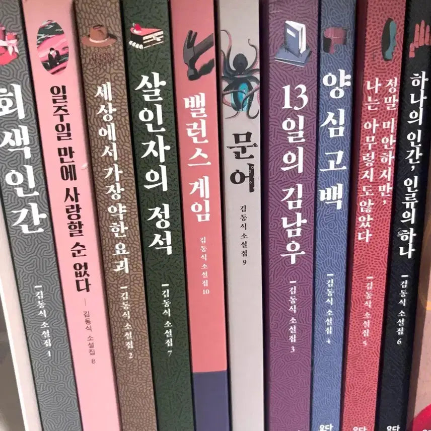 [BUNJANG] Kim Dong Sik Novel Collection Complete Set (10 Volumes) / 김동식 소설집 10권 전권 판매