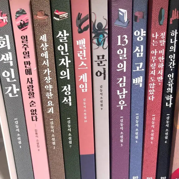 [BUNJANG] Kim Dong Sik Novel Collection Complete Set (10 Volumes) / 김동식 소설집 10권 전권 판매
