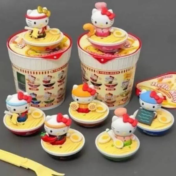 [BUNJANG] Sanrio Hello Kitty Ramen Figure (XO Shrimp Version) / 산리오 정품 헬로키티 라멘 피규어, XO 새우 버전