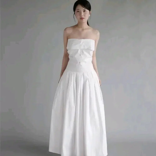 [BUNJANG] Casual Wedding & Resort Maxi Dress / (수입) 캐주얼 웨딩 스냅 원피스, 휴양지 원피스