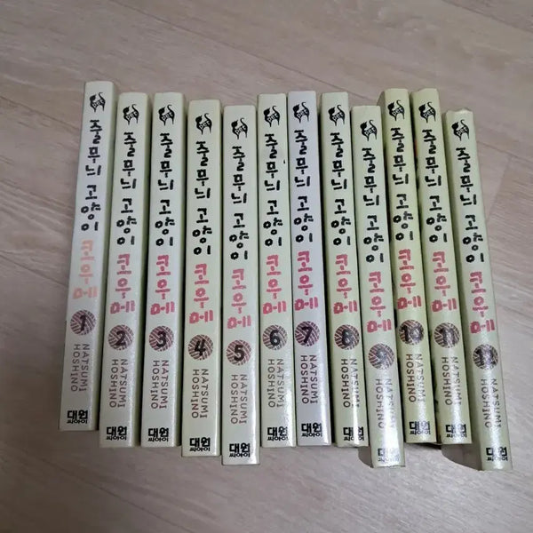[BUNJANG] Stripe Cat Koume Complete Volume 1-12 Set / 줄무늬 고양이 코우메 1-12권 세트