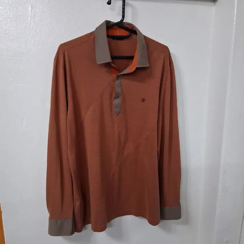 [BUNJANG] Indian Men's Long Sleeve Polo Shirt Size 100 / 인디안 남성100 춘추 긴팔