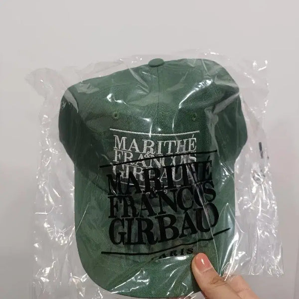 [BUNJANG] Marithe Francois Girbaud Cotton Ball Cap Green / 마리떼 프랑소와 저버 볼캡 그린(새상품)