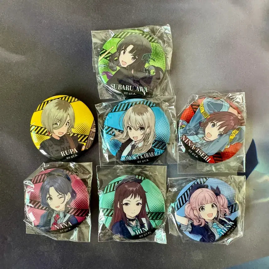 [BUNJANG] Girl's Band Cry Can Badge Set (7 Types) / (7종) 걸즈밴드크라이 걸밴크 캔뱃지