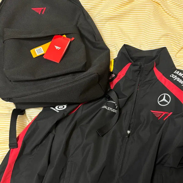 [BUNJANG] T1 2024 Keria Jacket Bundle / 티원 백팩 (택o) + 2024 자켓 케리아 마킹  L 사이즈