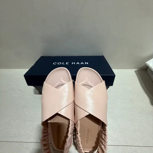 [BUNJANG] Cole Haan Leather Sandals Size 235 Pink Beige / (새상품)콜한 샌들 235