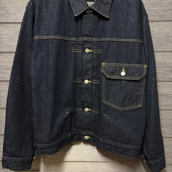[BUNJANG] Wacko Maria Type 1 Denim Trucker Jacket / L) wacko maria 와코마리아 type1 타입원 데님자켓