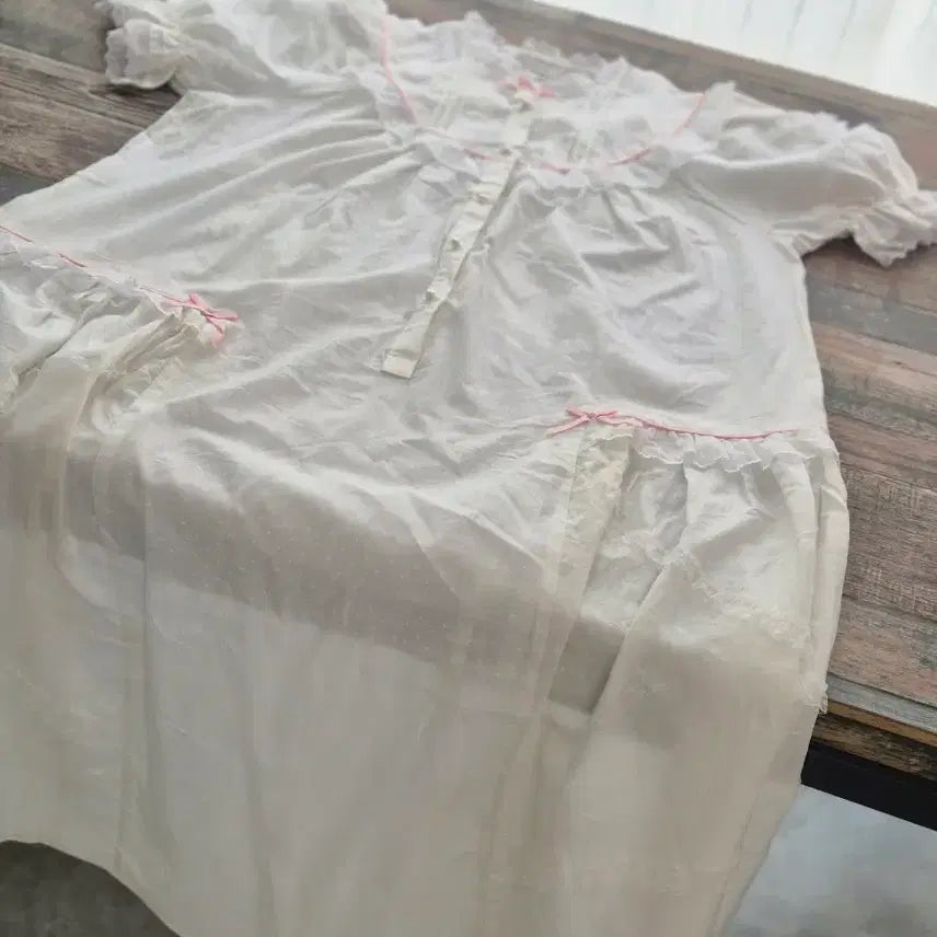 [BUNJANG] White Lace Pajamas / 화이트 레이스 잠옷