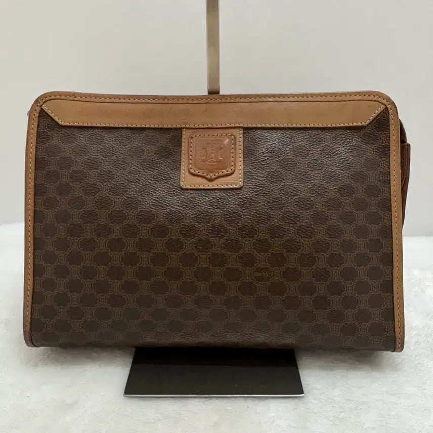 [BUNJANG] Celine Macadam Clutch Brown / 정품) 셀린느 마카담 클러치 브라운