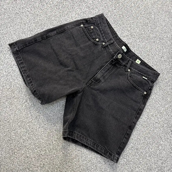 [BUNJANG] Greenery Denim Black Washed Shorts / 32 그리너리 데님 흑청 반바지 0714J1