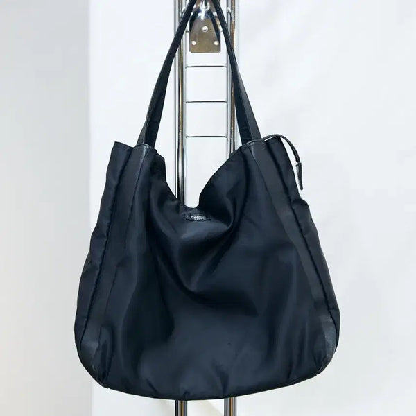 [BUNJANG] Y's YOHJI YAMAMOTO Leather Handle Shoulder Bag / Y'SAACS 요지야마모토 가죽 손잡이 숄더백