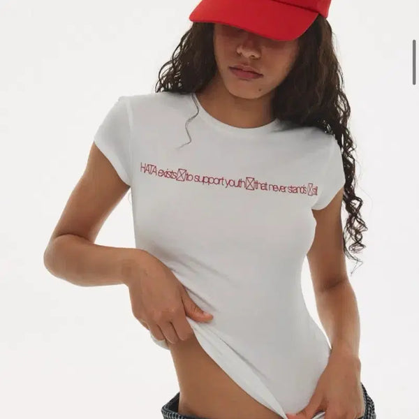 [BUNJANG] HATA Cap Sleeve T-shirt / 하타 Cap Sleeve t-shirt